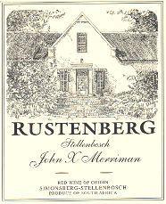 Rustenberg 2016 John X Merriman 375ml