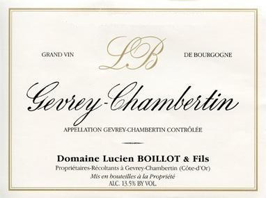 Domaine Lucien Boillot 2017 Gevry Chambertin 375ml