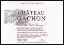 Chateau Gachon 2016 Montagne St Emilion 375ml