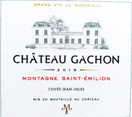 Ch Gachon Montagne Saint-Emilion 375ml