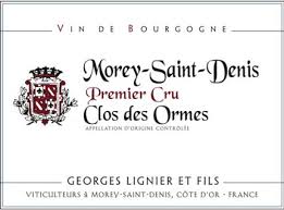 Domaine Georges Lignier 2015 Morey-St.-Denis 1er. Cru Clos des Ormes 375ml